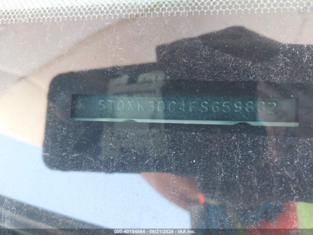 Photo 8 VIN: 5TDXK3DC4FS659882 - TOYOTA SIENNA 