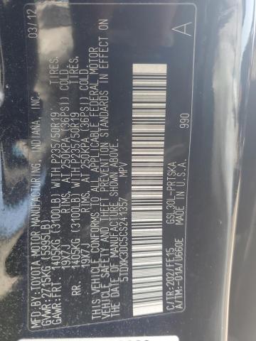 Photo 12 VIN: 5TDXK3DC5CS241357 - TOYOTA SIENNA SPO 