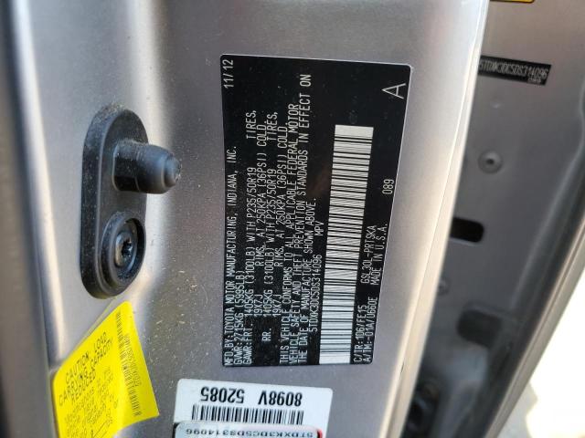 Photo 12 VIN: 5TDXK3DC5DS314096 - TOYOTA SIENNA 