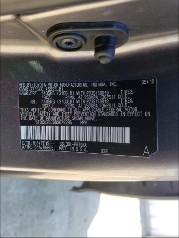 Photo 9 VIN: 5TDXK3DC6BS078295 - TOYOTA SIENNA SPO 