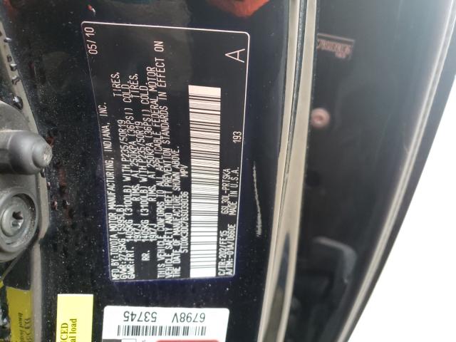 Photo 9 VIN: 5TDXK3DC7BS039036 - TOYOTA SIENNA SPO 