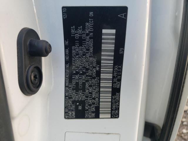 Photo 9 VIN: 5TDXK3DC7BS111370 - TOYOTA SIENNA SPO 