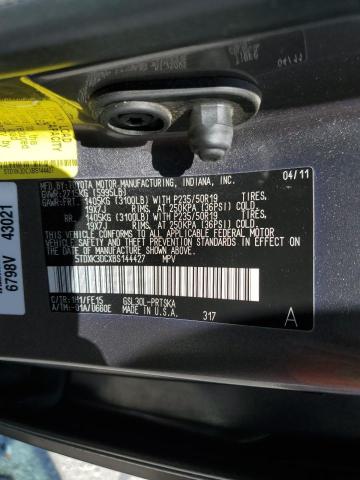 Photo 12 VIN: 5TDXK3DCXBS144427 - TOYOTA SIENNA SPO 