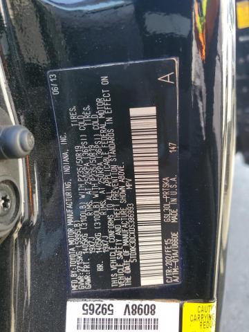 Photo 12 VIN: 5TDXK3DCXDS386993 - TOYOTA SIENNA SPO 