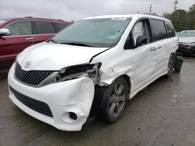 Photo 1 VIN: 5TDXZ3DC1HS777807 - TOYOTA SIENNA SE 