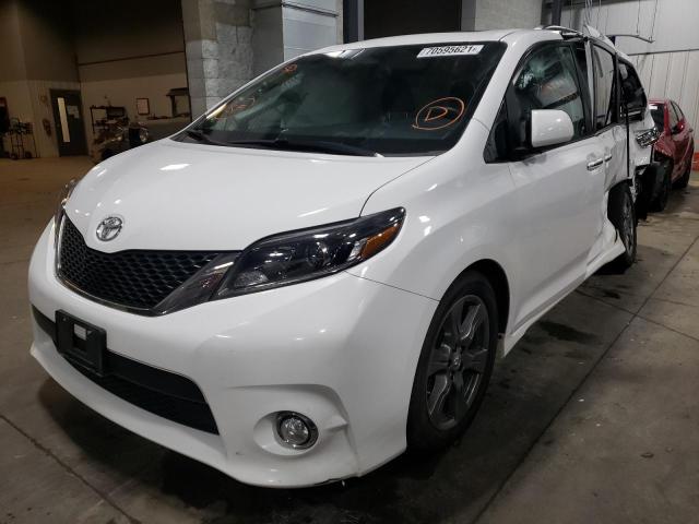 Photo 1 VIN: 5TDXZ3DC1HS874151 - TOYOTA SIENNA SE 