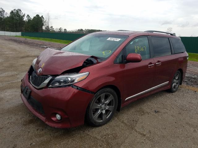 Photo 1 VIN: 5TDXZ3DC3HS855617 - TOYOTA SIENNA SE 