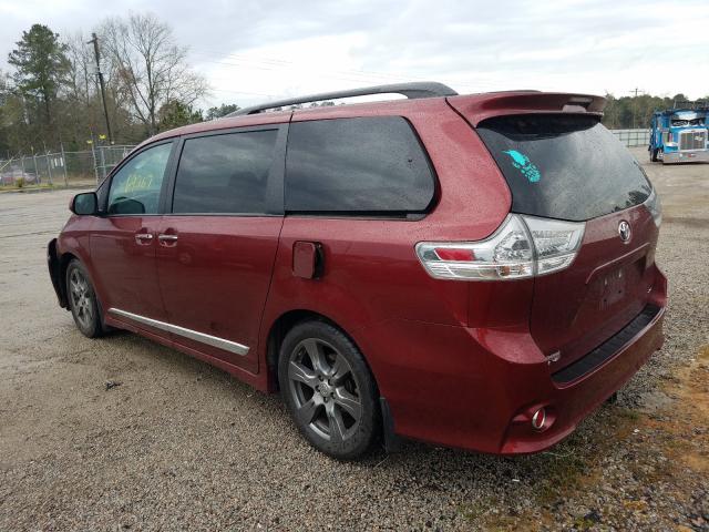 Photo 2 VIN: 5TDXZ3DC3HS855617 - TOYOTA SIENNA SE 