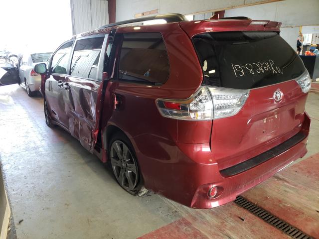 Photo 2 VIN: 5TDXZ3DC3JS919936 - TOYOTA SIENNA SE 