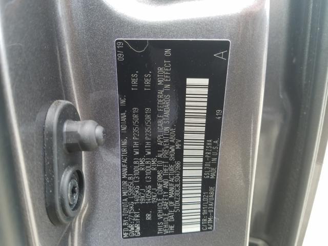 Photo 9 VIN: 5TDXZ3DC3LS047986 - TOYOTA SIENNA SE 