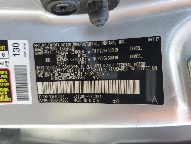 Photo 13 VIN: 5TDXZ3DC4HS850586 - TOYOTA SIENNA SE 