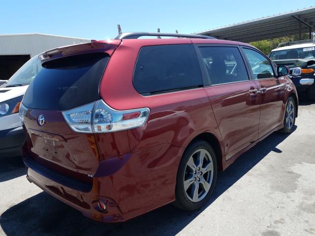 Photo 3 VIN: 5TDXZ3DC7JS948520 - TOYOTA SIENNA SE 