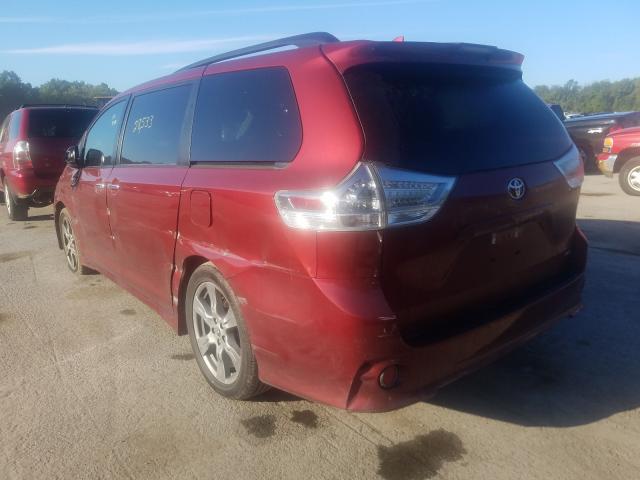 Photo 2 VIN: 5TDXZ3DC7KS985746 - TOYOTA SIENNA SE 