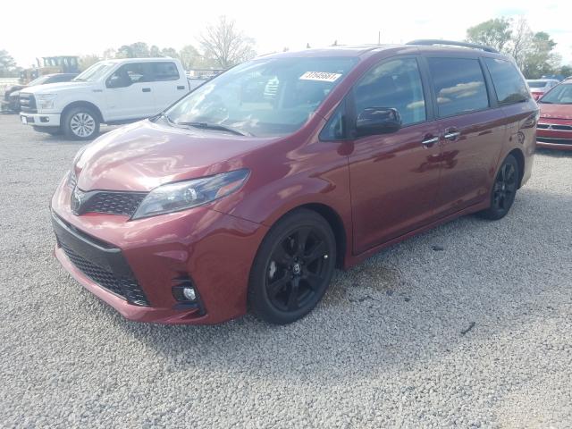 Photo 1 VIN: 5TDXZ3DC7LS046615 - TOYOTA SIENNA SE 