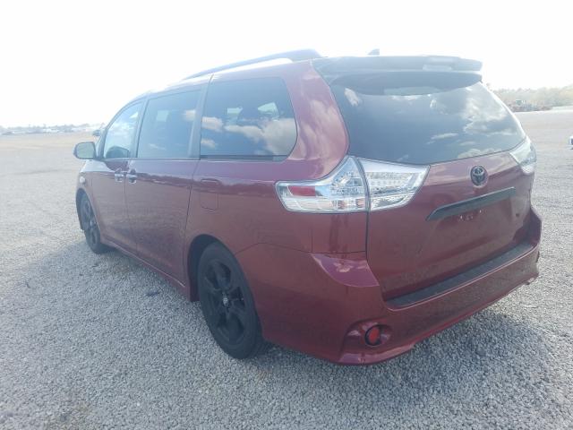 Photo 2 VIN: 5TDXZ3DC7LS046615 - TOYOTA SIENNA SE 