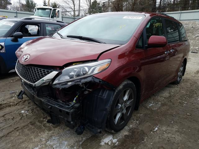 Photo 1 VIN: 5TDXZ3DC9HS811637 - TOYOTA SIENNA SE 