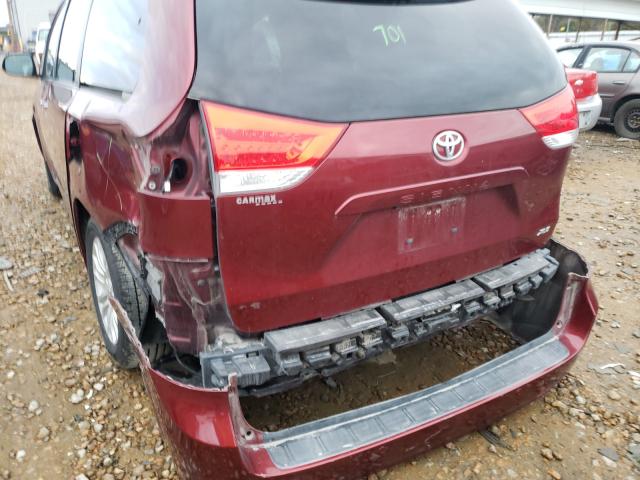 Photo 8 VIN: 5TDYK3DC0BS046155 - TOYOTA SIENNA XLE 