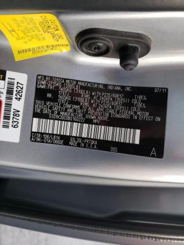 Photo 12 VIN: 5TDYK3DC0BS160222 - TOYOTA SIENNA XLE 