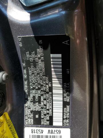 Photo 12 VIN: 5TDYK3DC0CS258118 - TOYOTA SIENNA XLE 