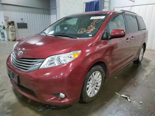 Photo 1 VIN: 5TDYK3DC0DS294098 - TOYOTA SIENNA XLE 