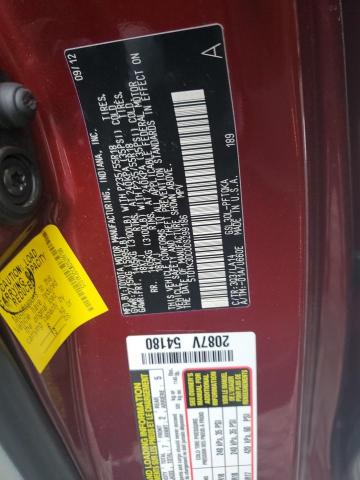 Photo 12 VIN: 5TDYK3DC0DS299186 - TOYOTA SIENNA XLE 