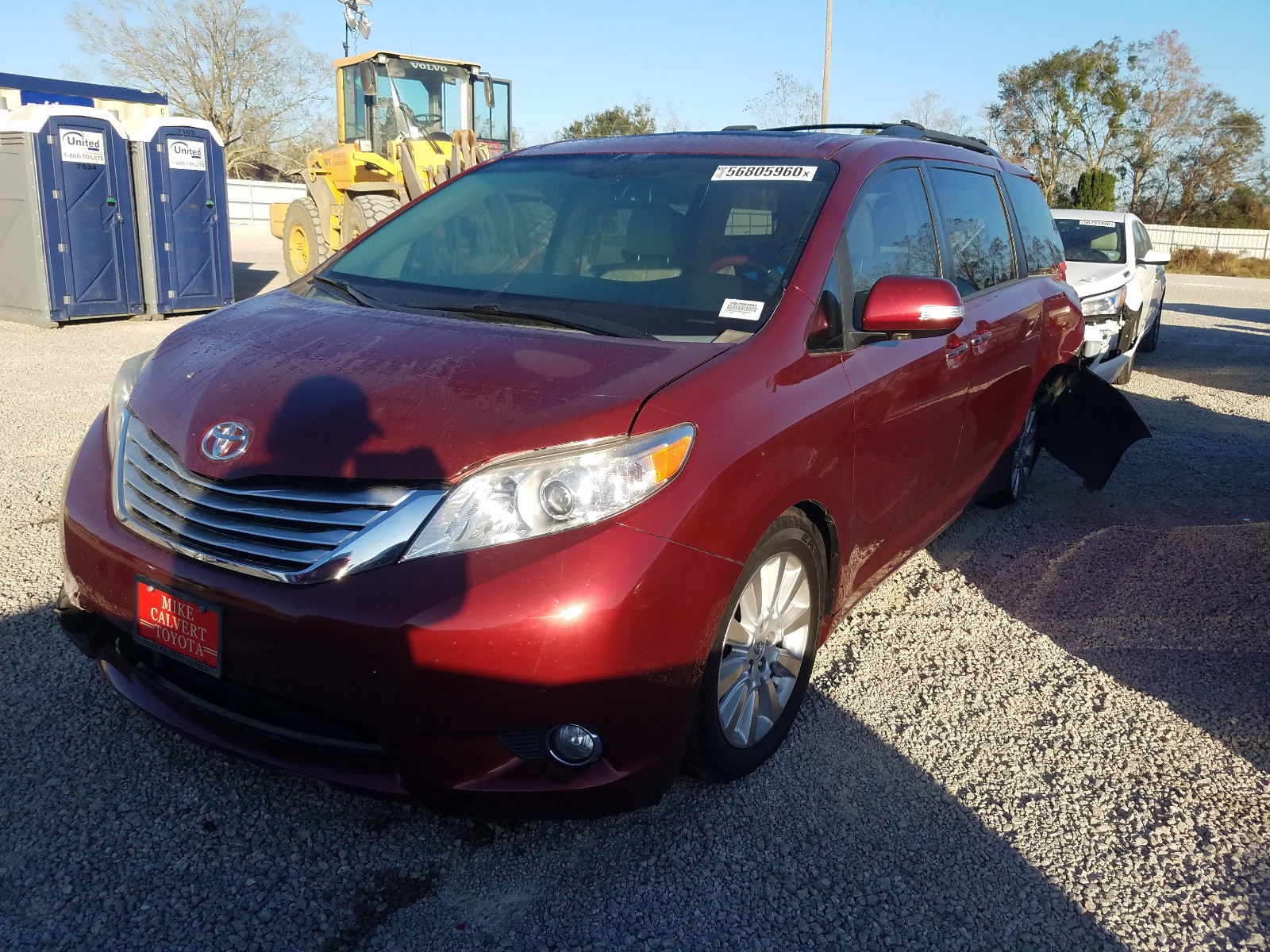 Photo 1 VIN: 5TDYK3DC0ES482864 - TOYOTA SIENNA XLE 