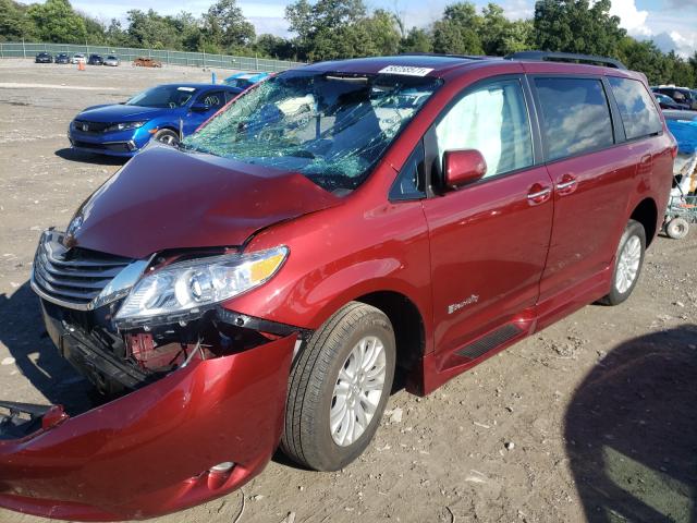 Photo 1 VIN: 5TDYK3DC0FS537962 - TOYOTA SIENNA XLE 