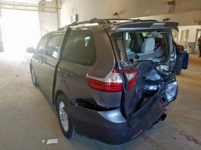 Photo 2 VIN: 5TDYK3DC0FS542207 - TOYOTA SIENNA XLE 