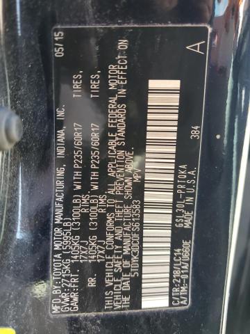 Photo 12 VIN: 5TDYK3DC0FS613583 - TOYOTA SIENNA XLE 