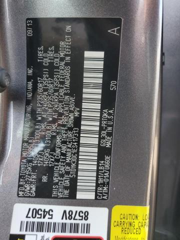 Photo 12 VIN: 5TDYK3DC1ES417313 - TOYOTA SIENNA XLE 