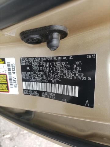 Photo 9 VIN: 5TDYK3DC2CS240154 - TOYOTA SIENNA XLE 