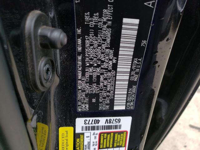 Photo 12 VIN: 5TDYK3DC2DS321267 - TOYOTA SIENNA XLE 