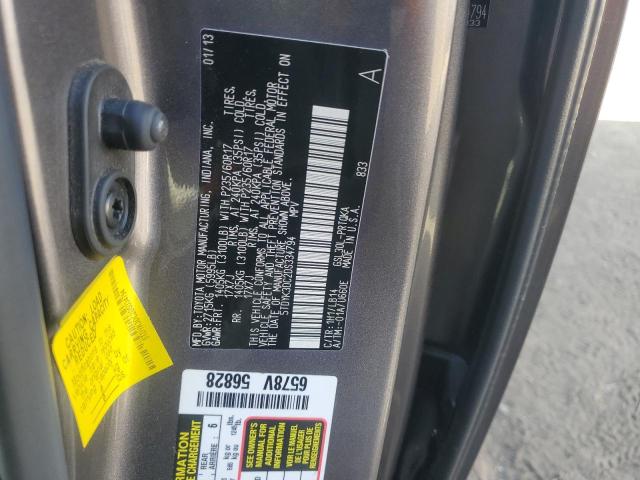 Photo 12 VIN: 5TDYK3DC2DS334794 - TOYOTA SIENNA XLE 