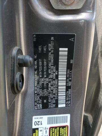 Photo 12 VIN: 5TDYK3DC2FS558893 - TOYOTA SIENNA XLE 