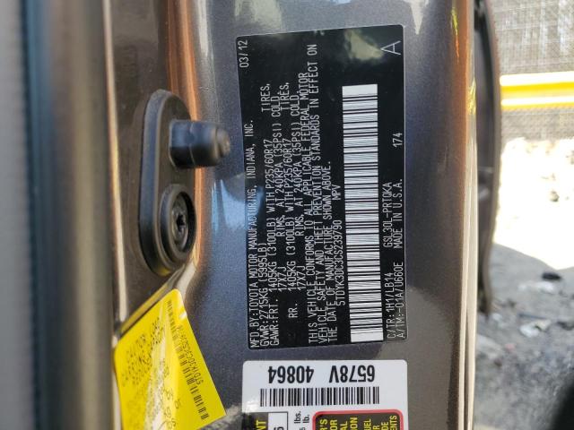 Photo 12 VIN: 5TDYK3DC3CS239790 - TOYOTA SIENNA XLE 