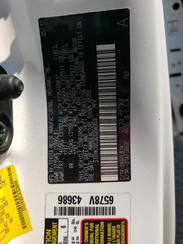 Photo 12 VIN: 5TDYK3DC3CS256959 - TOYOTA SIENNA XLE 