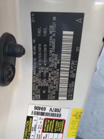 Photo 12 VIN: 5TDYK3DC3ES508616 - TOYOTA SIENNA XLE 