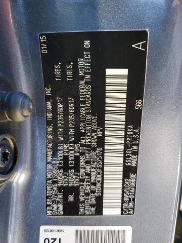 Photo 12 VIN: 5TDYK3DC3FS575170 - TOYOTA SIENNA XLE 