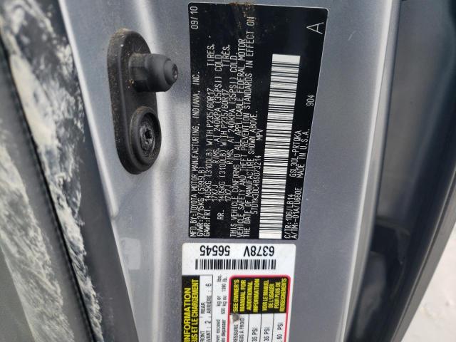 Photo 12 VIN: 5TDYK3DC4BS073214 - TOYOTA SIENNA XLE 