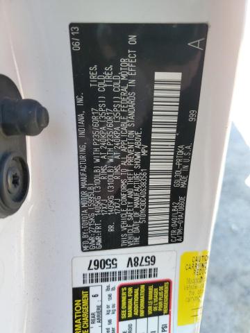 Photo 12 VIN: 5TDYK3DC4DS383561 - TOYOTA SIENNA XLE 