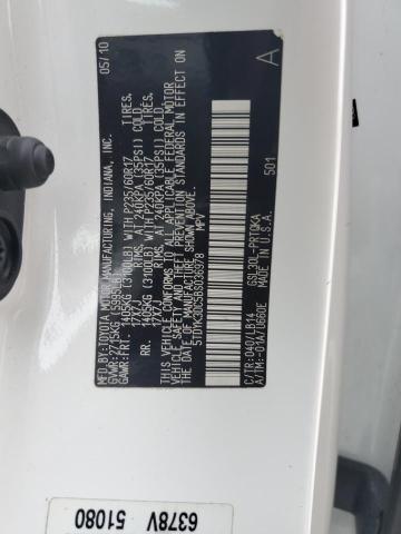 Photo 13 VIN: 5TDYK3DC5BS036978 - TOYOTA SIENNA XLE 