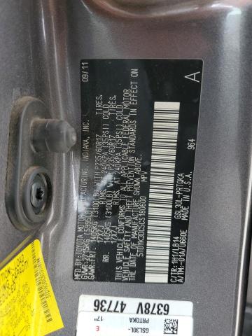 Photo 12 VIN: 5TDYK3DC5CS180600 - TOYOTA SIENNA XLE 