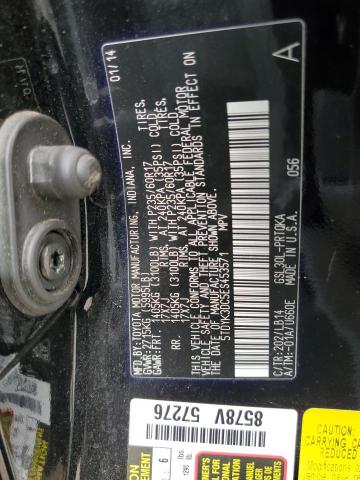 Photo 11 VIN: 5TDYK3DC5ES453571 - TOYOTA SIENNA XLE 