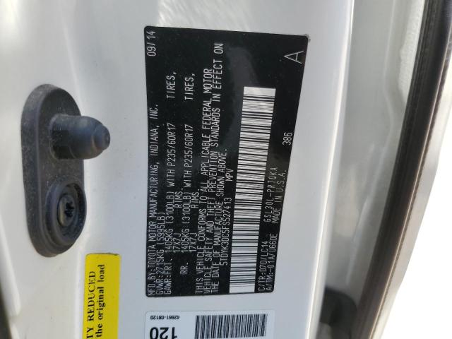 Photo 12 VIN: 5TDYK3DC5FS527413 - TOYOTA SIENNA XLE 