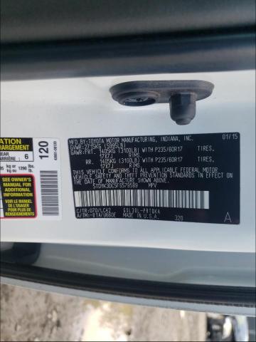 Photo 9 VIN: 5TDYK3DC5FS579589 - TOYOTA SIENNA XLE 