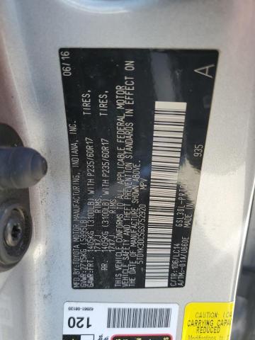 Photo 12 VIN: 5TDYK3DC5GS752920 - TOYOTA SIENNA XLE 