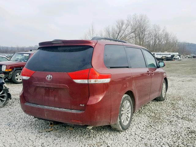 Photo 3 VIN: 5TDYK3DC6BS051778 - TOYOTA SIENNA XLE 