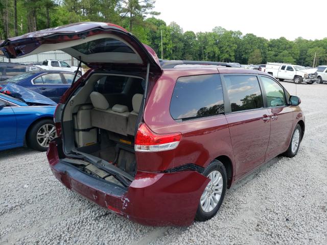 Photo 3 VIN: 5TDYK3DC6CS261296 - TOYOTA SIENNA XLE 