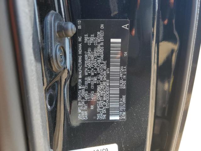 Photo 11 VIN: 5TDYK3DC6DS374618 - TOYOTA SIENNA XLE 