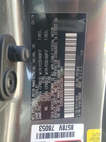 Photo 12 VIN: 5TDYK3DC6ES482304 - TOYOTA SIENNA XLE 